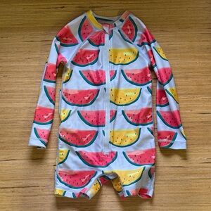 Tea Collection Watermelon rash guard